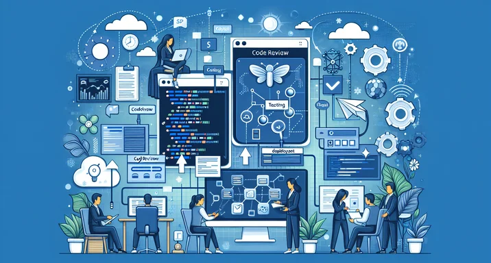Developer-first BI workflow diagram