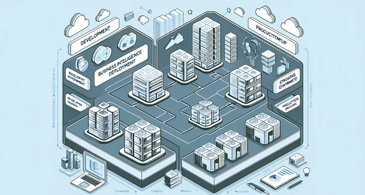 Staging vs production environment architecture