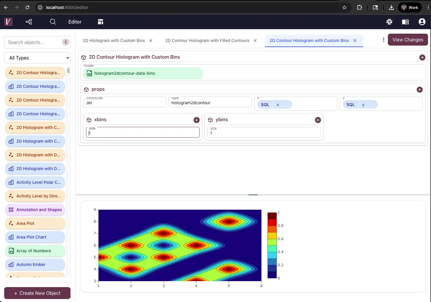 Data modeling screenshot